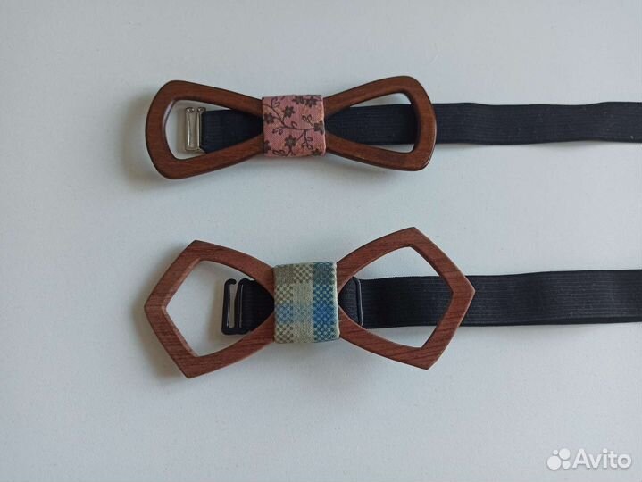 Галстуки-бабочки из дерева