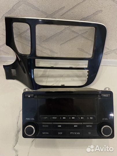 Магнитола Mitsubishi Outlander 3 с рамкой