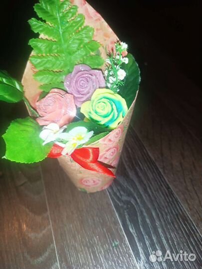 Букет из мыла