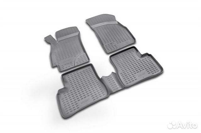Коврики в салон hyundai accent 2000-2005, 4 шт. (п