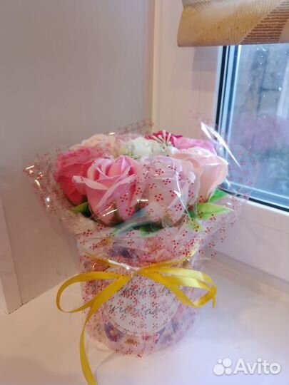 Мыльные букеты в наличии и под заказ