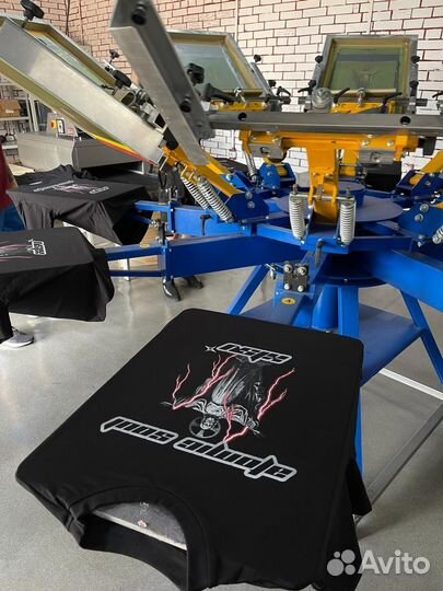 Printex 8/8 Карусельный станок шелкография