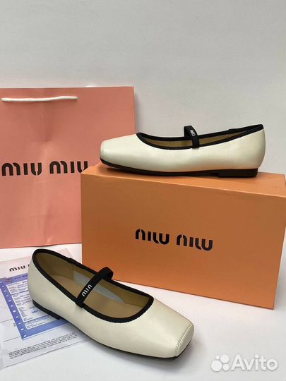 Пуанты / Балетки Miu Miu Размеры 36-40