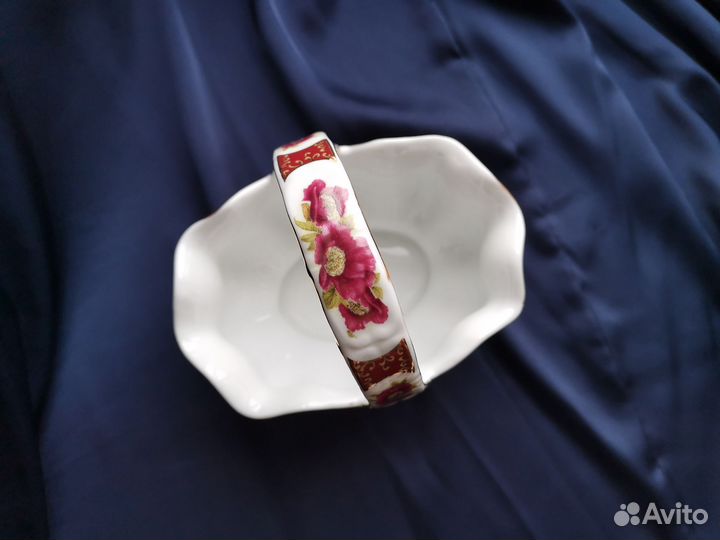 Конфетница корзинка фарфор золочение