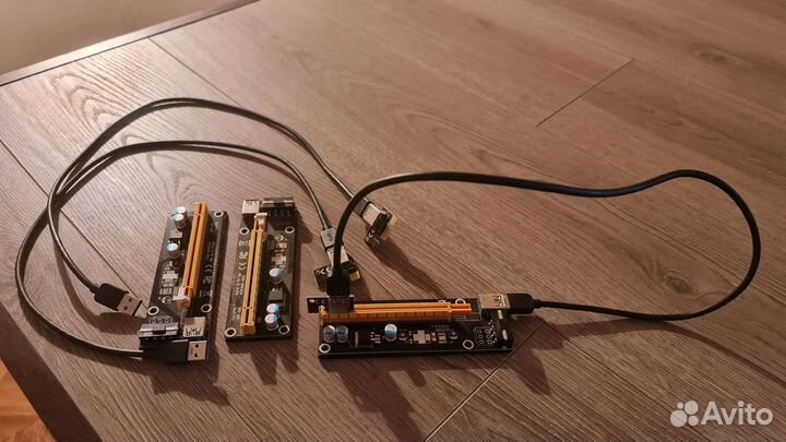 Райзер pci-e usb ver 006 molex, флопики, приводы