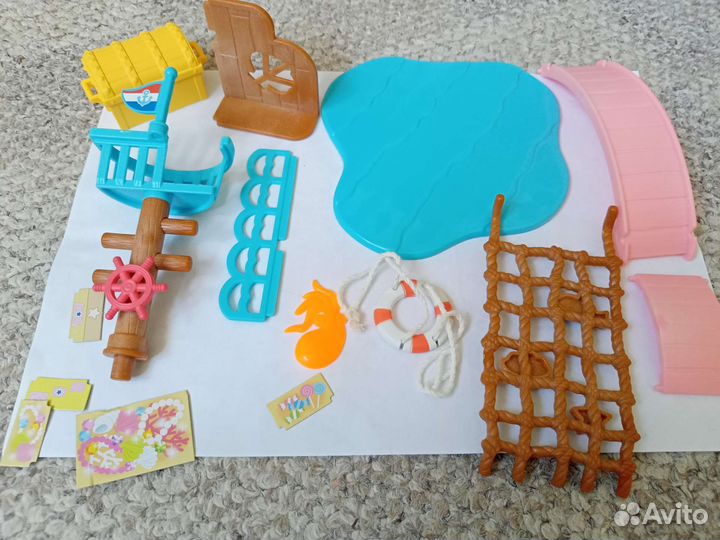 Sylvanian families дирижабль, машина, корабль