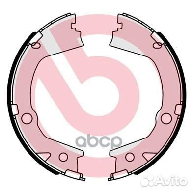 Колодки тормозные барабанные S 77 001 S77001 Br