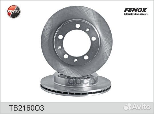 TB2160O3 диск тормозной УАЗ 3160 TB2160O3 fenox