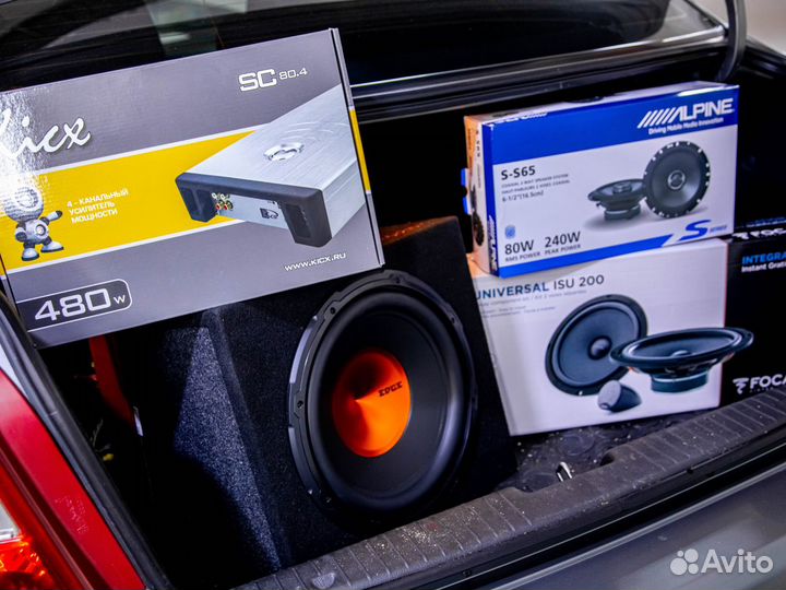 Автомобильные динамики установка Иркутск
