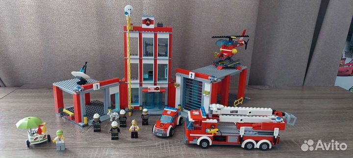 Lego City пожарная часть 60110