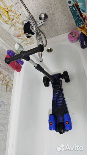 Самокат детский трехколесный бу