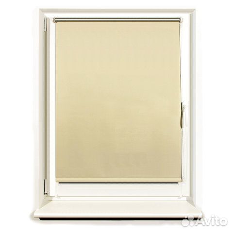 Штора рулонная светонепроницаемая Блэкаут brabix 1