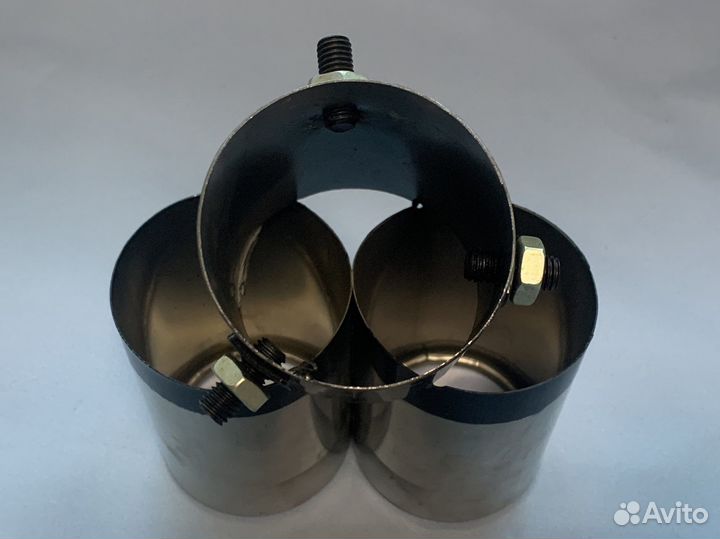 Насадка на глушитьль двойная