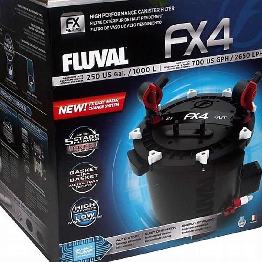 Внешний аквариумный фильтр Fluval FX4