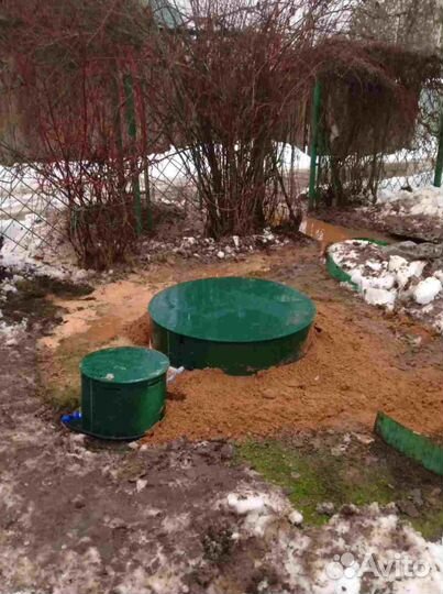 Септик из бетонных колец