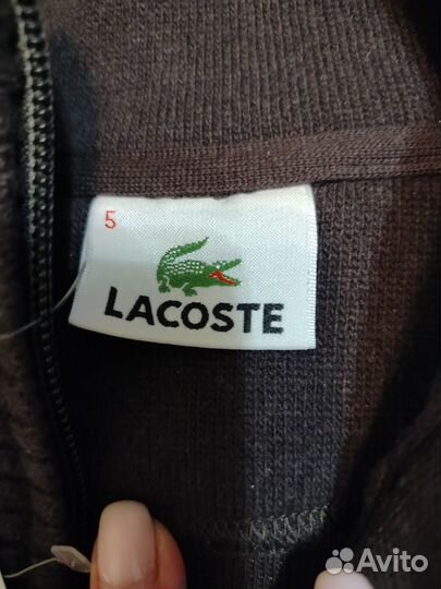 Lacoste свитер новый с биркой L