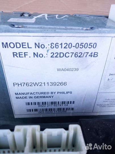 Toyota Avensis блок управления климат-контролем пе