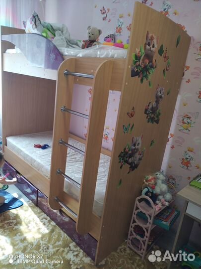 Двухъярусная кровать для детей