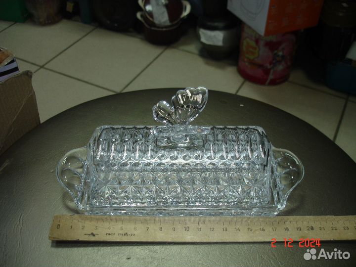 Маслёнка с бабочкой bogemia Чехия