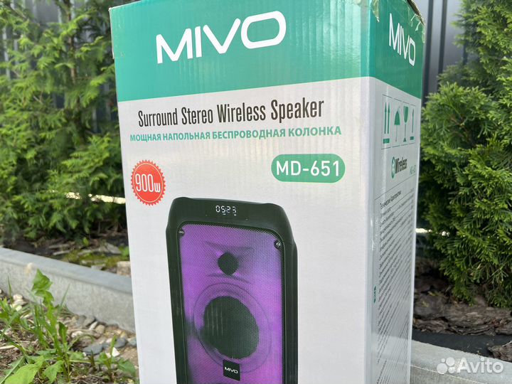 Большая колонка с караоке Mivo MD-651