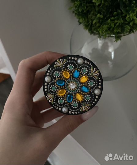 Баночка ручная роспись