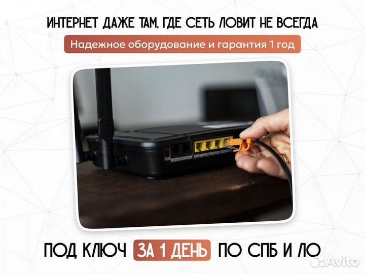 WiFi рoутеp + сим + 4G модем комплект под ключ