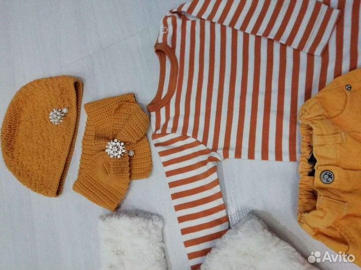 Пакет одежды для девочки 80-86