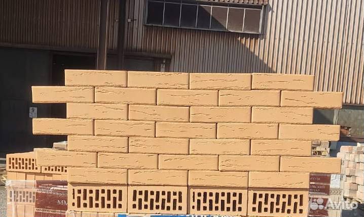 Облицовочный кирпич Старооскольский Солома Миндаль