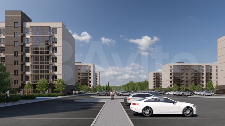 1-к. квартира, 44,3 м², 6/7 эт.