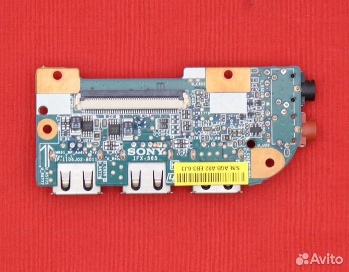Плата USB+Audio для ноутбука sony vaio VPC-EA, vpc
