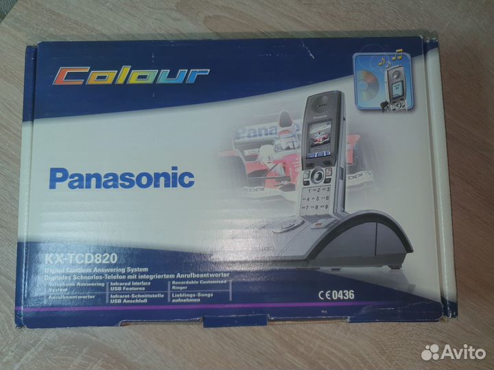 Радиотелефон стационарный Panasonic KX-TCD820G