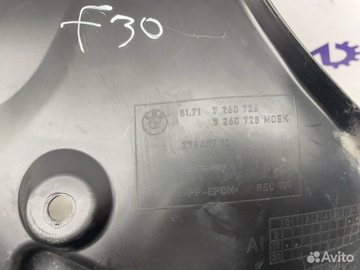 Подкрыльники пара передние правые Bmw 3 Series F30