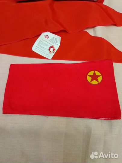 Пионерский Галстук Пионерская Пилотка знак В Готов