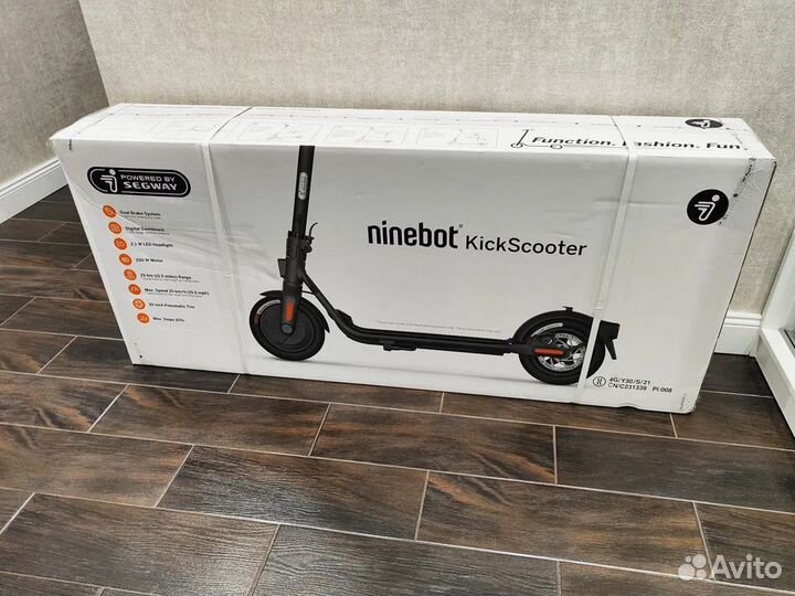 Электросамокат Ninebot Kickscooter F25E новый