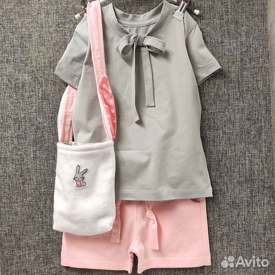 Шорты и футболка для девочки 98