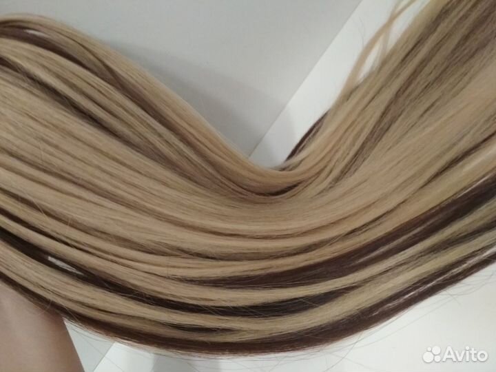 Волосы для наращивания 60 см 176 прядок