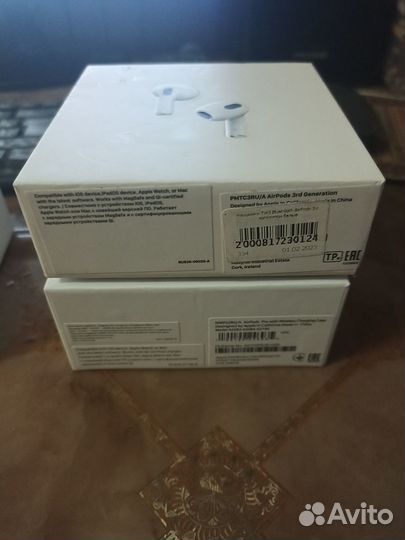 Беспроводные наушники apple airpods 3