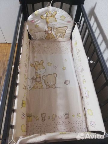 Продам кроватку, бортики и матрас