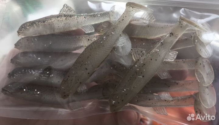 Силиконовые приманки для рыбалки «Пескарь»