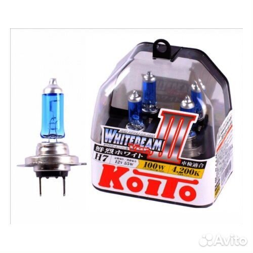 Лампа ближний/ дальний h7 4200k Koito/Които Япония