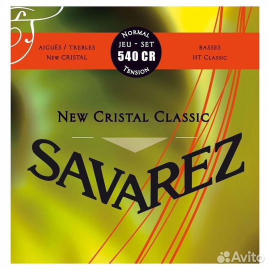 Струны для гитары Savarez 540CR New Cristal Classi