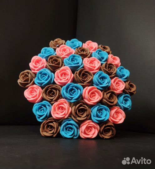 Шоколадные Розы - 37 шт в Букете