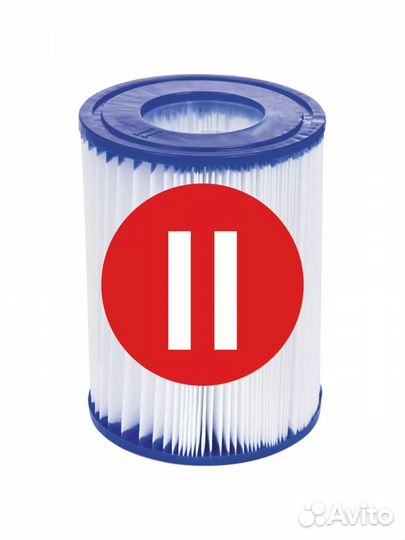 Бассейн 366х100 + фильтр + лестница Bestway 56418