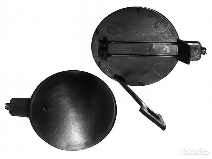 Заглушка бампера solaris 17- под крюк SAT