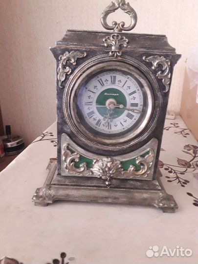 Часы каминные Янтарь СССР