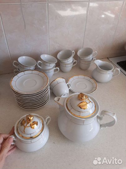 Сервиз чайный Чехия новый