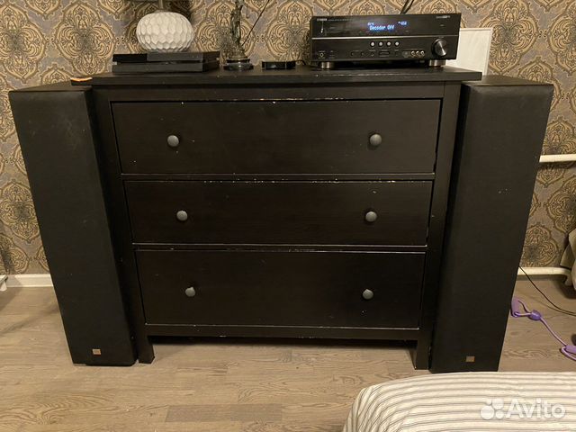 Комплект ресивер Yamaha RX V471 и колонки JBL E80