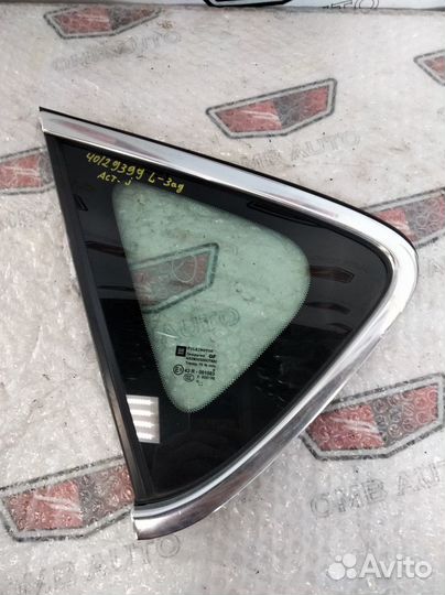 Форточка задняя левая глухая Опель Астра J