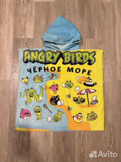 Полотенце накидка Энгри бердс