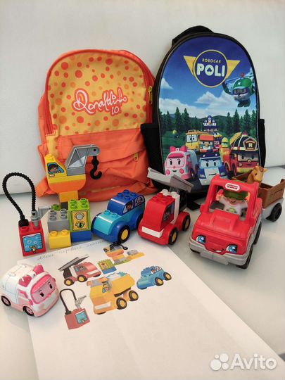 Lego Duplo Robocar poli и другие игрушки